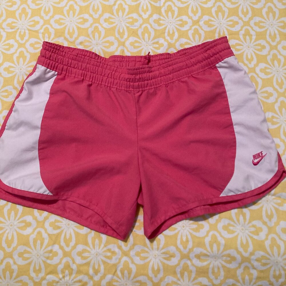 Nike dryfit pink running shorts - size S